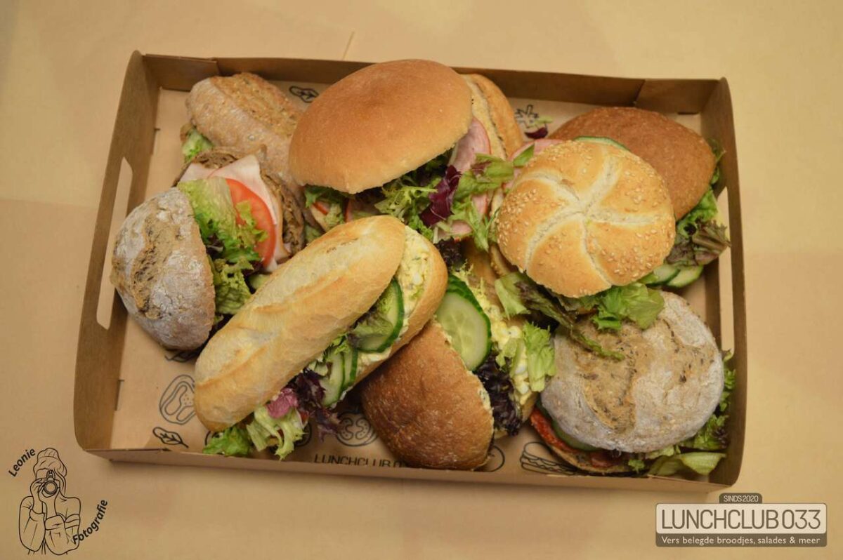 Lunchclub 033 - Luxe Belegde Broodjes met Rauwkost